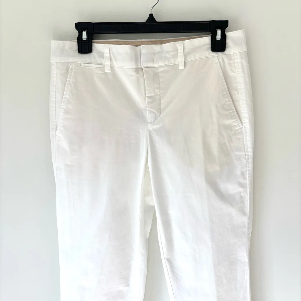 Vince White Straight Leg Dress Pant Trouser Slack Old Money Quiet Luxury Office - Image 2