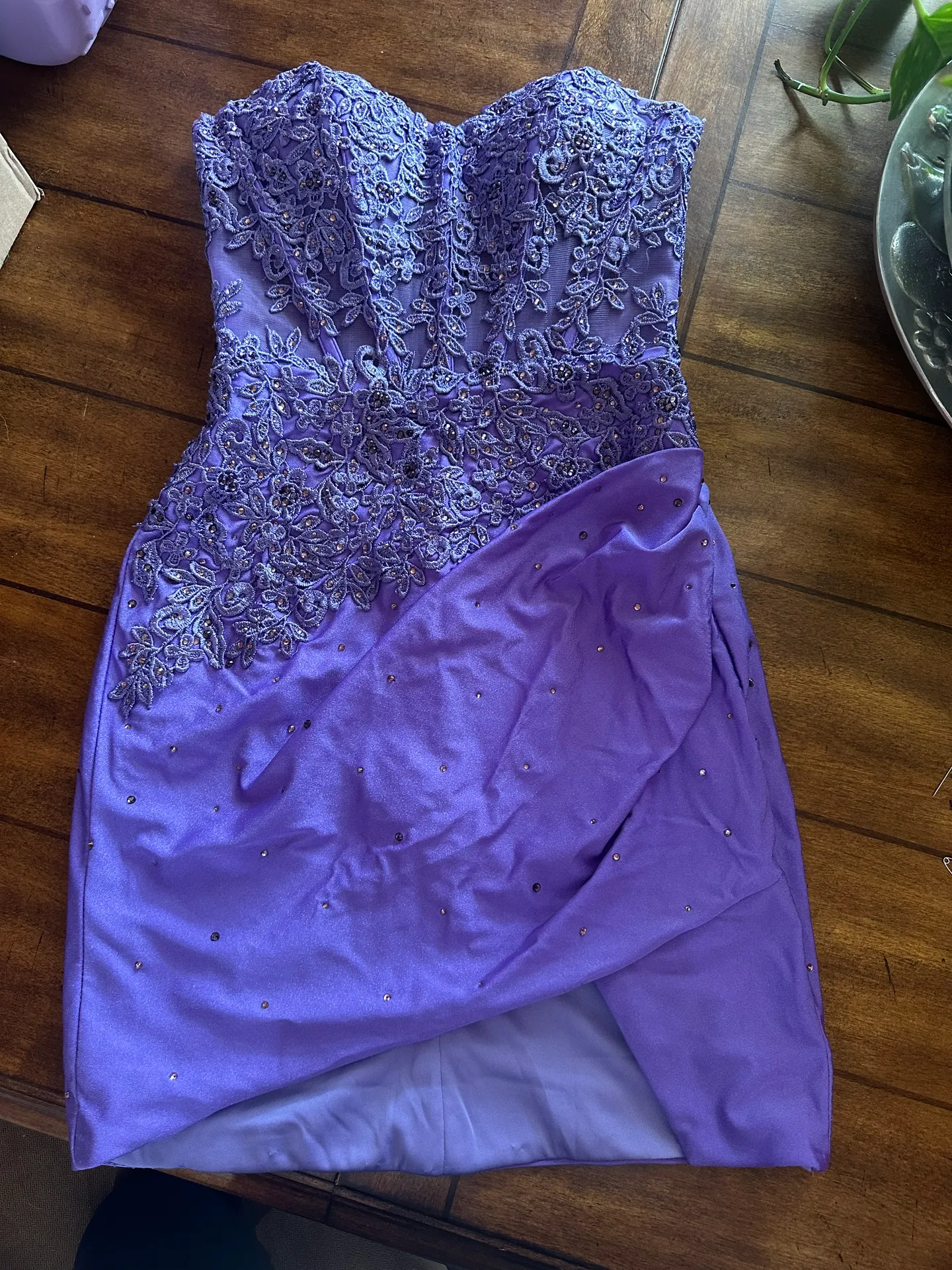 Ava Presley Hoco Dress Purple Size 00 - Image 2