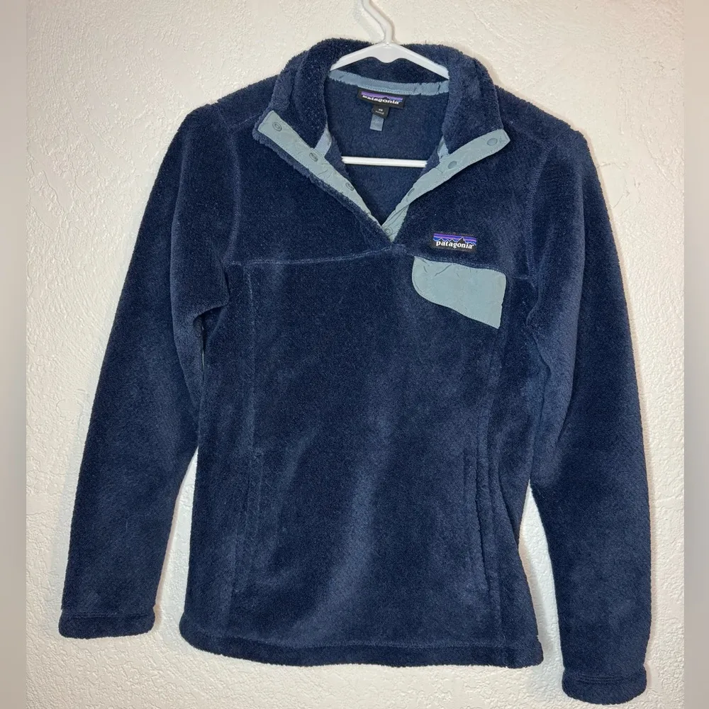 Patagonia Women’s Retool Fleece Button Snap-T Pullover Size XS - Image 2