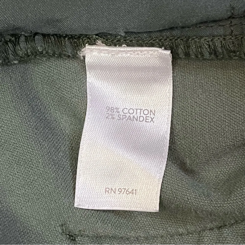 J. JILL High Rise Velvet Faux Suede Luxe Forest Green Skinny Pants Plus Size 14 - Image 10