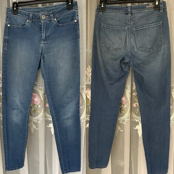LC Lauren Conrad Blue jegging skinny Jeans size 4 - Image 2