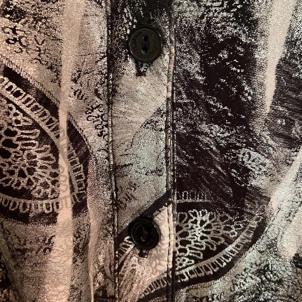 Peter Nygard Shiny Paisley Blouse - Image 4