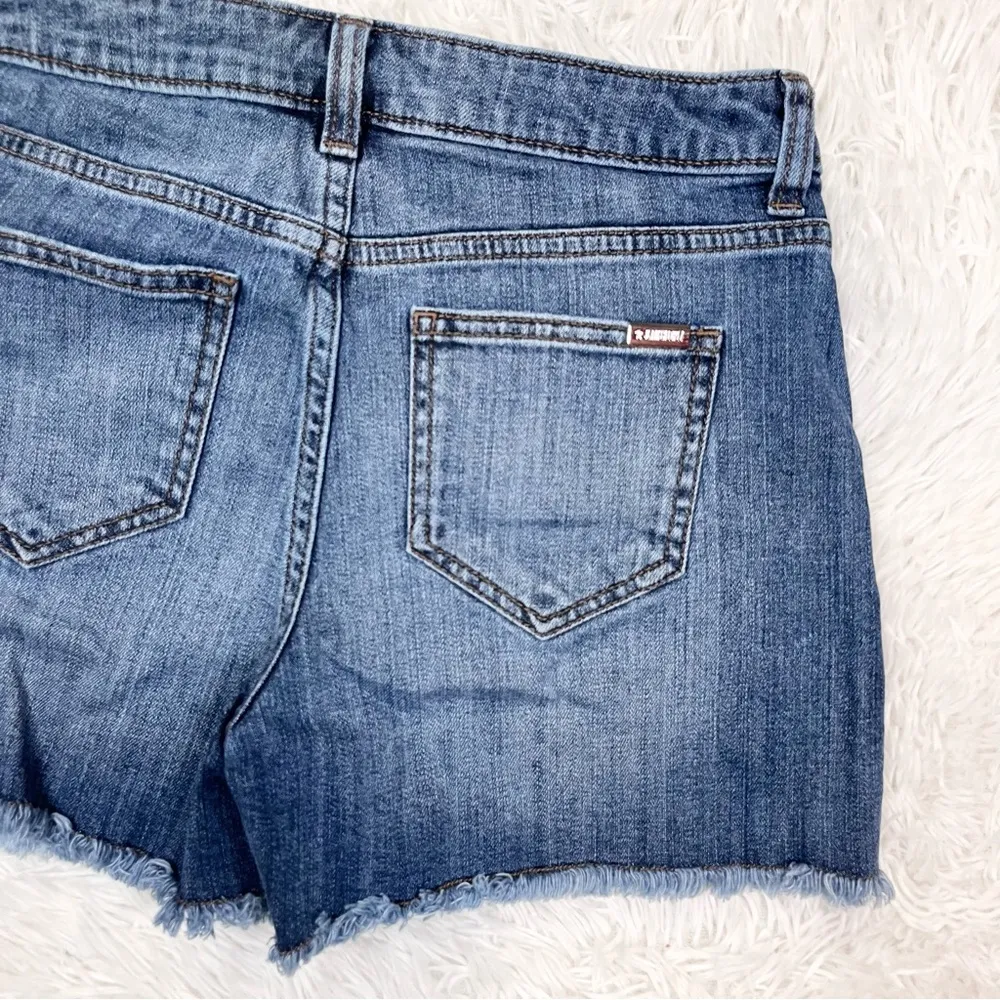 Women’s Blue Denim Jean High Rise Shorts 0 - Image 5
