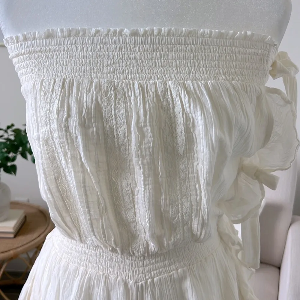 NWOT Free People Feelin' Fancy Convertible Romper Ivory XS - Image 8