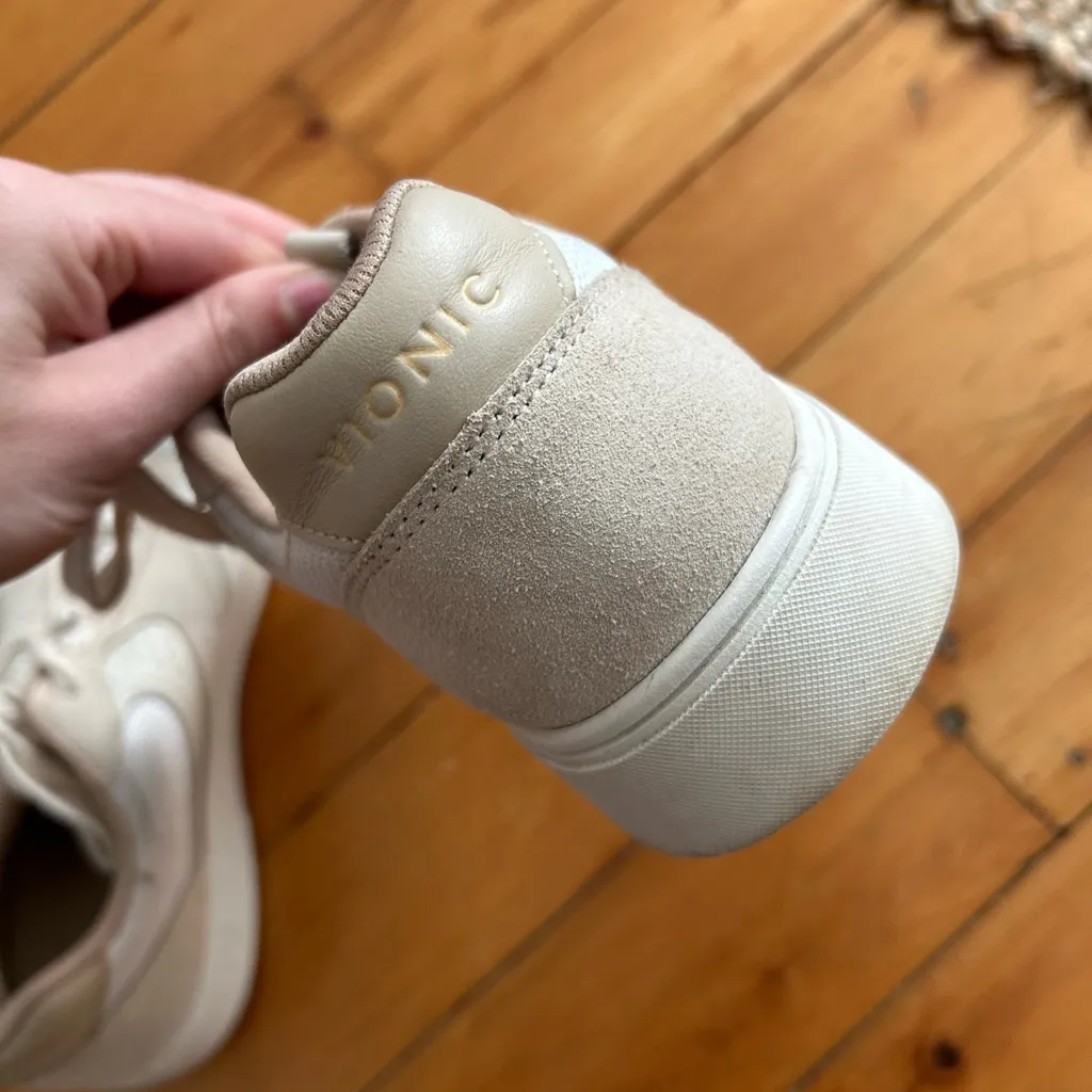 Vionic Womens Karmelle White Fashion Sneaker Size 9.5 - Image 5