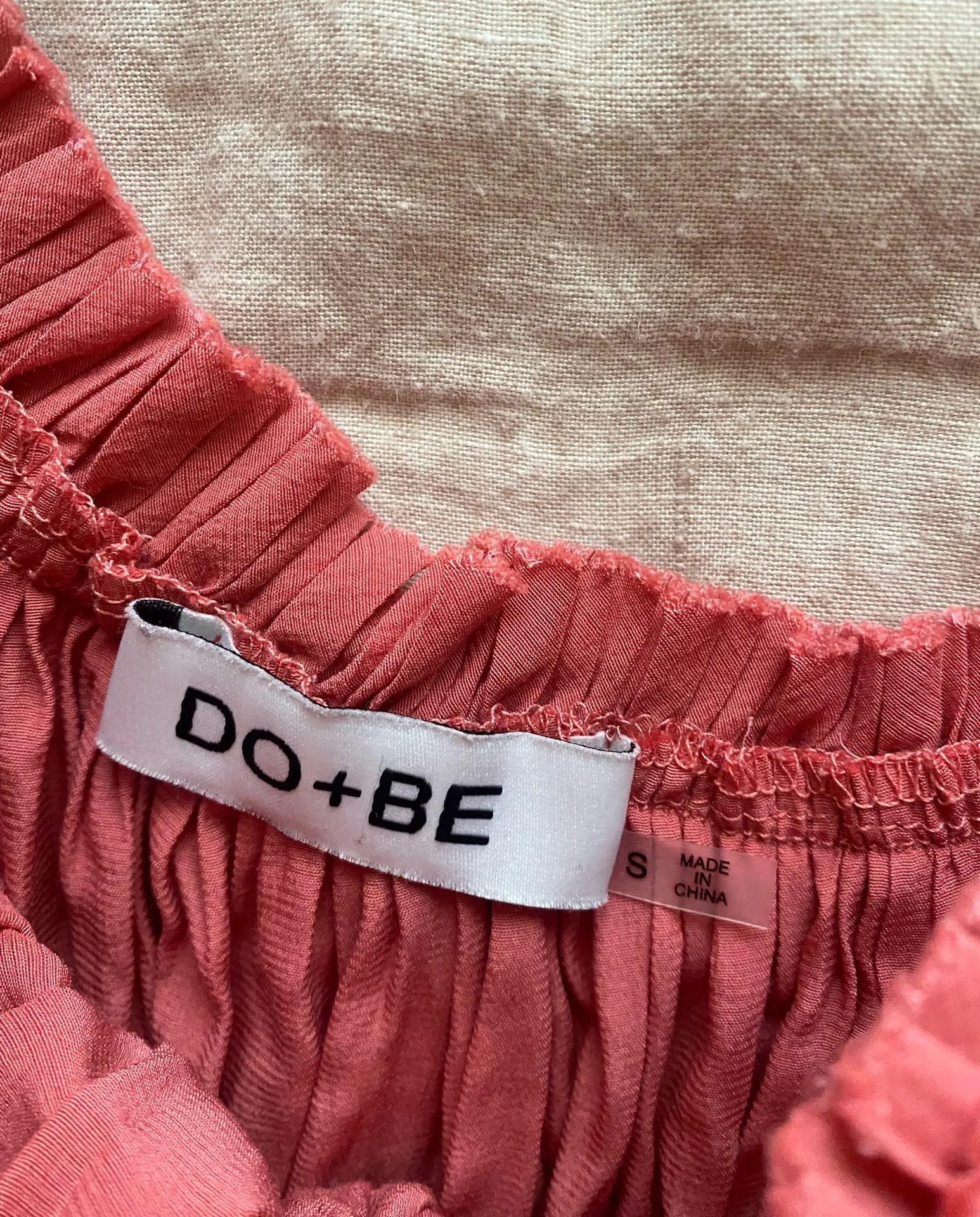 One Shoulder Coral Top - Image 3