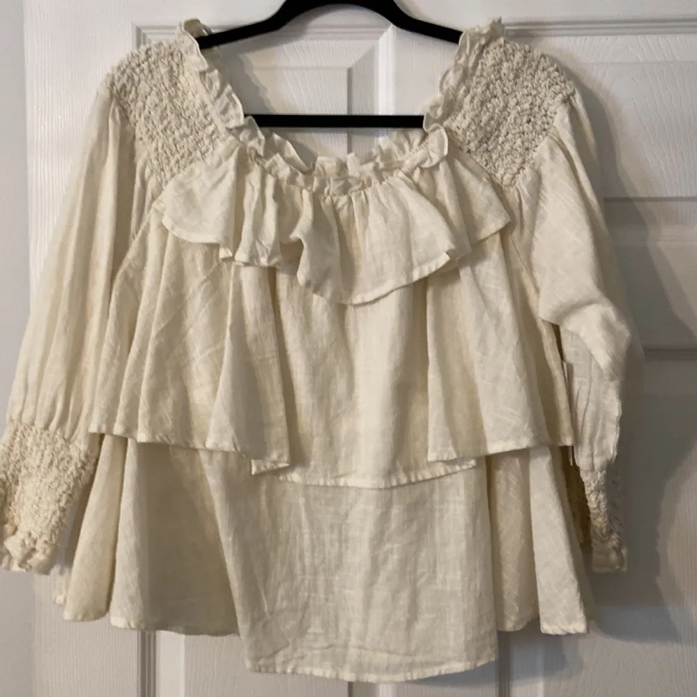 For the Republic Women’s Blouse size L length 22” bust 36” with 3/4 sleeves - Image 6