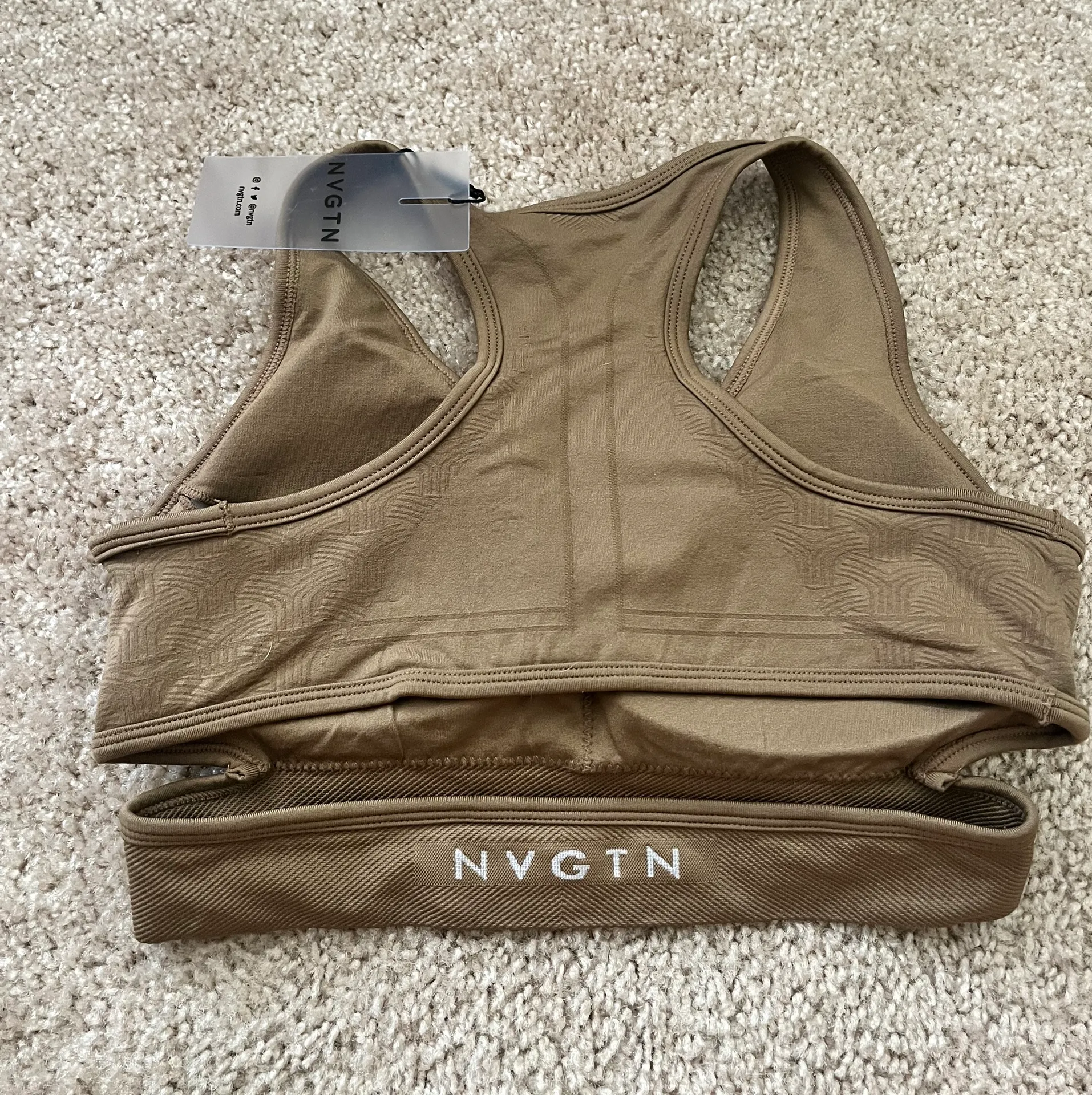 Toasted Almond Rise Seamless Bra - Image 4