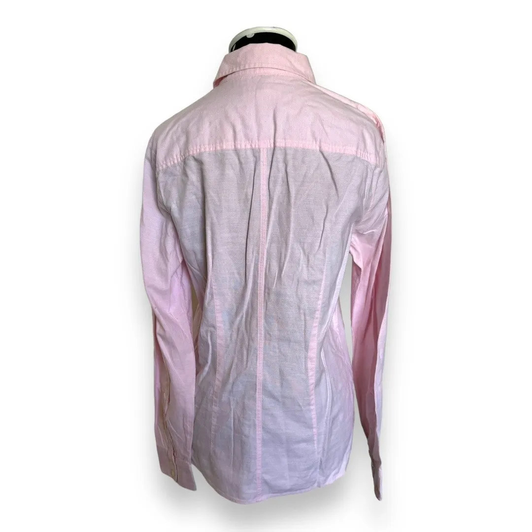 Vineyard Vines Womens Shirt Sz 6‎ Pink Oxford Cloth Dress Button Front Up Blouse - Image 4
