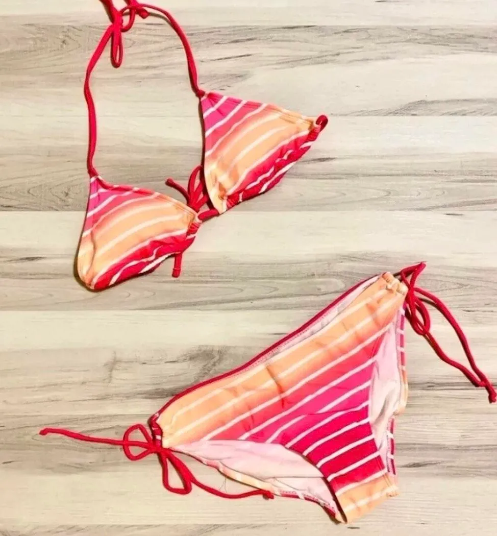 New Pink Ombré Bikini Set. Size M - Image 2