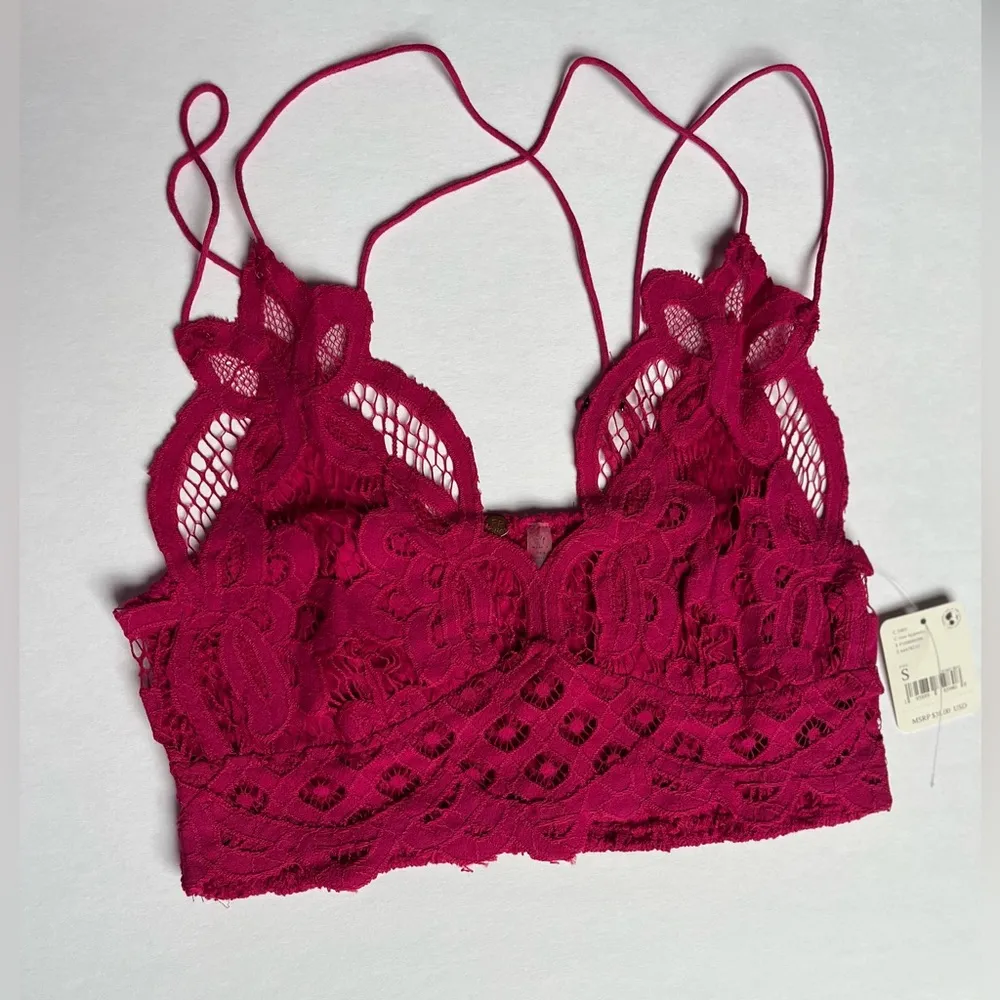 Free People Adella Bralette in rose hypnotic - Image 3