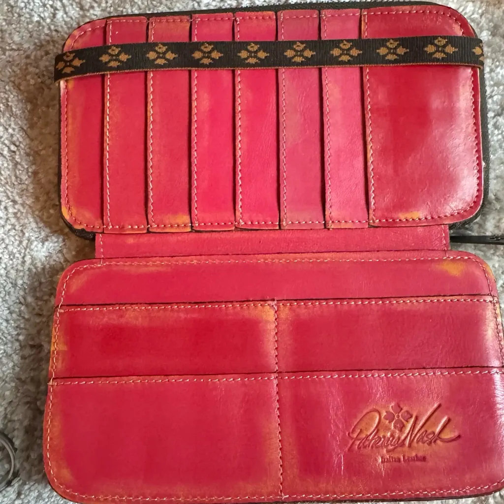 Patricia Nash Red Leather Wallet - Image 2