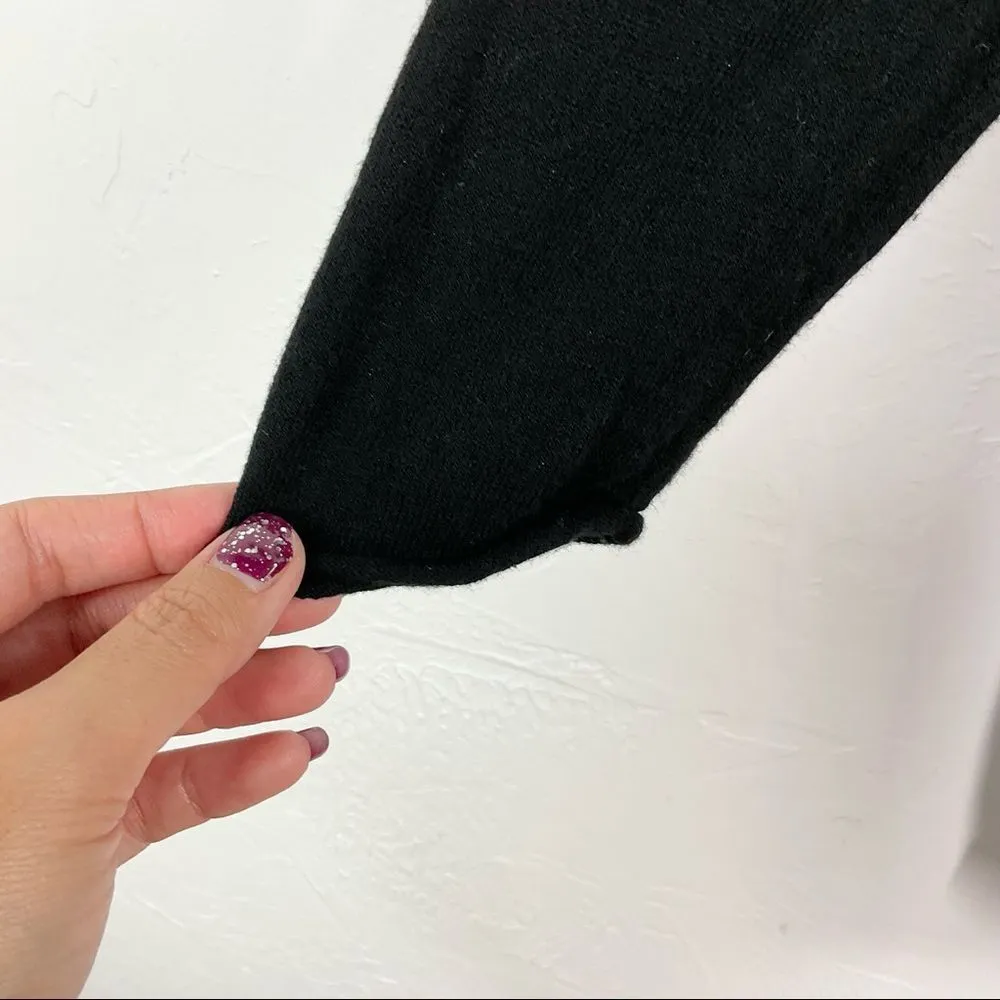 Gap Body Black Hooded Open Front Long Sleeve Cardigan Sweater XS - Image 3