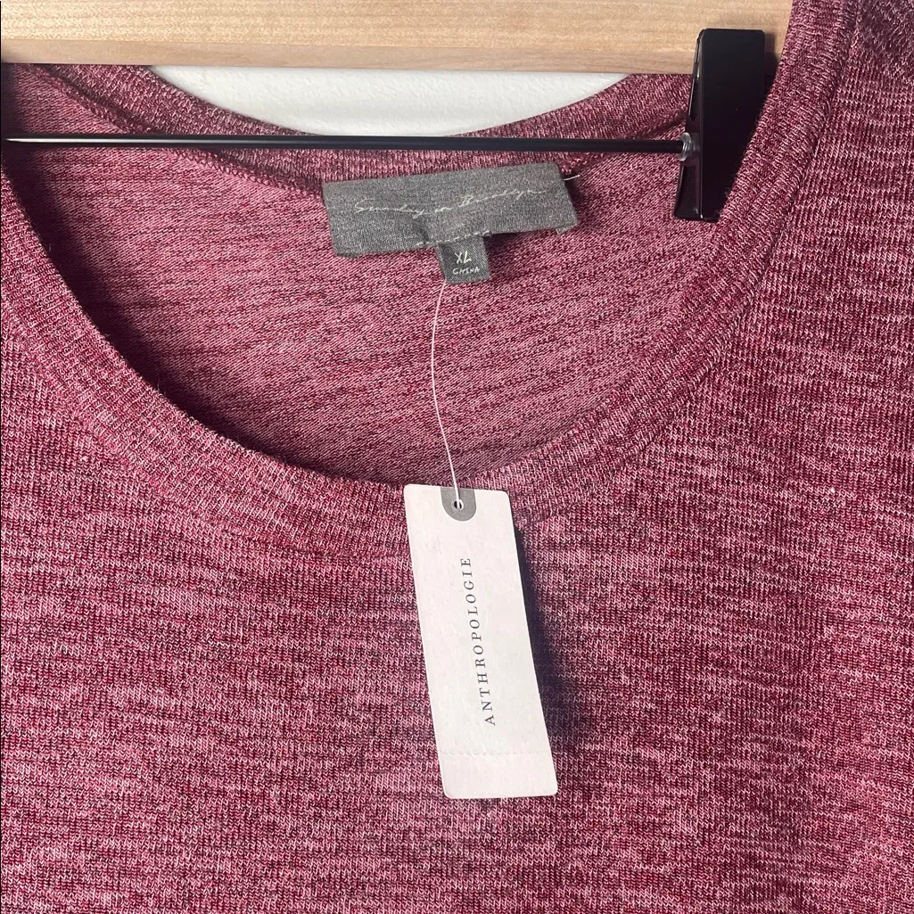 Sunday in Brooklyn Maroon Long Sleeve Dress - Image 5