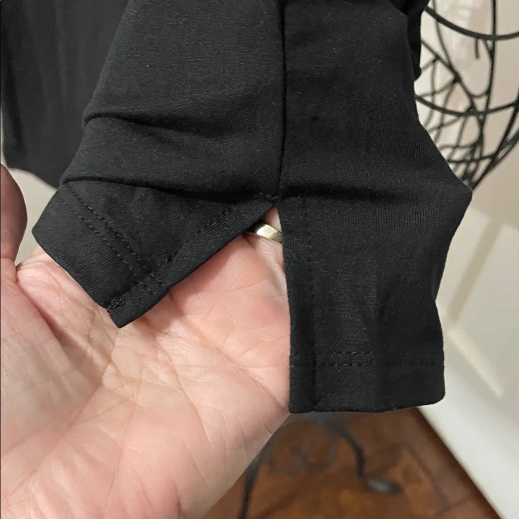 🌅🌅🌅BOGOHO🌅🌅 Black Pajama Set with Pink Piping - Image 7