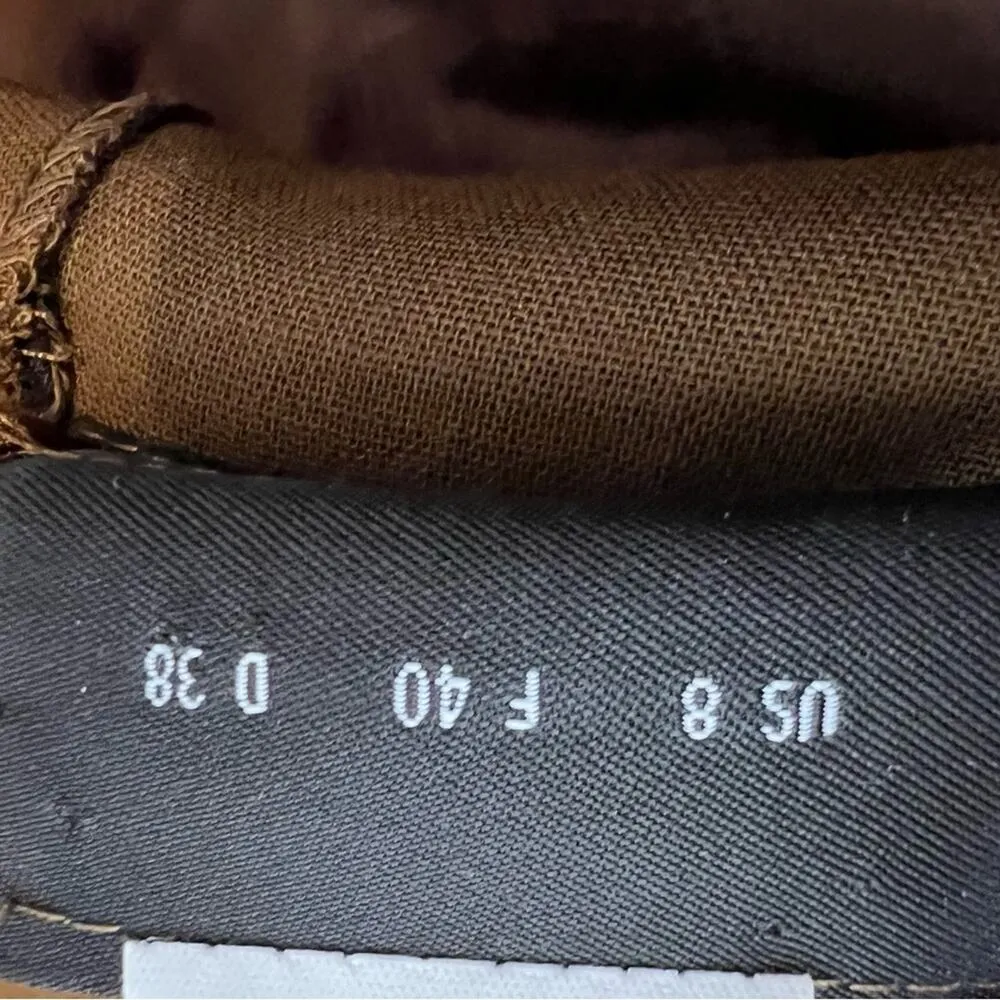 Akris straight legs pants brown sz 8 - Image 5