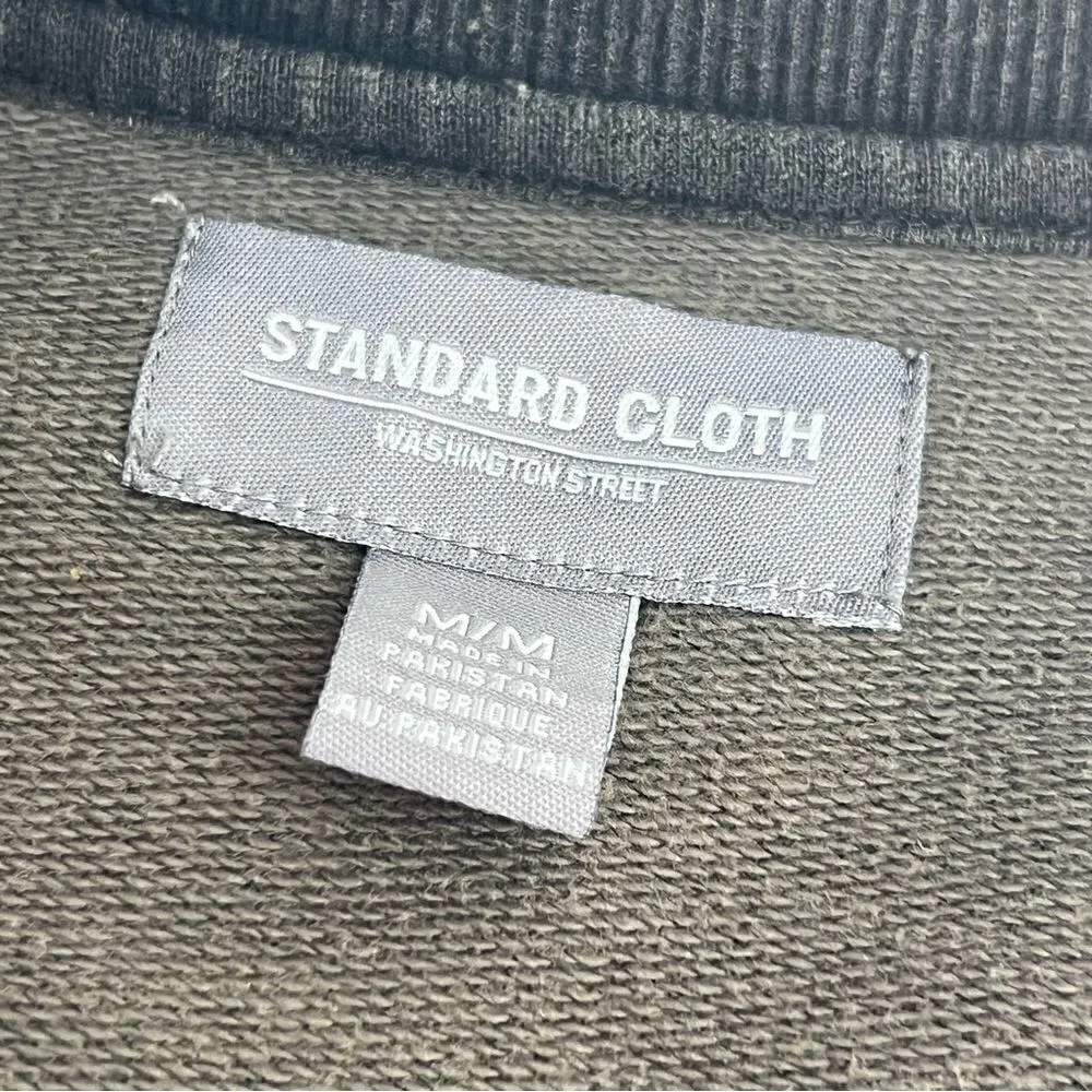 Standard cloth, adult size, medium, full, zip, jacket with zip pockets‎ Gray - Image 4