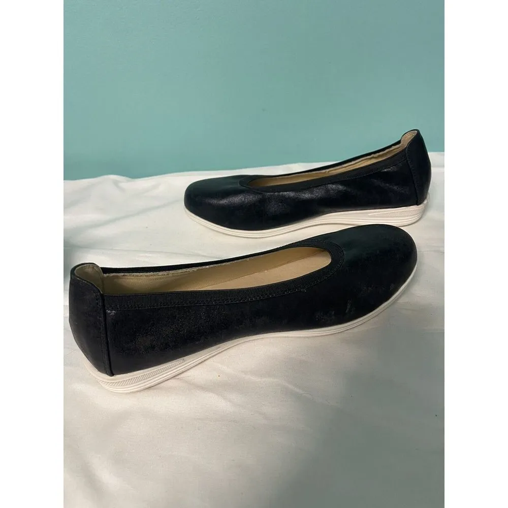 Soft Style Heidi Solid Black Metallic Dress Shoes Adult Women's Size 9‎ - Image 6