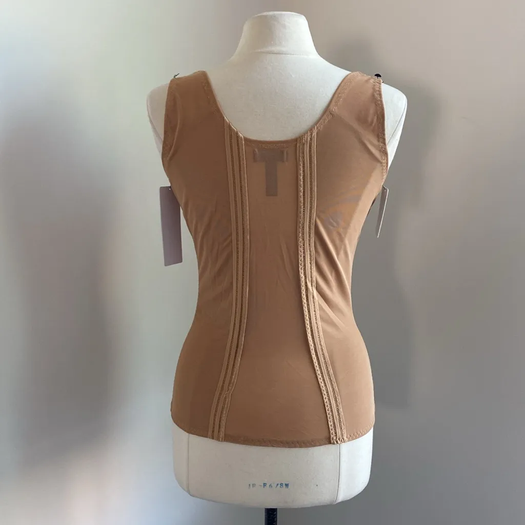 DAISY FUENTES Waist Shaping Corset Womens Sz 2X Nude  Body Shaper - Image 5