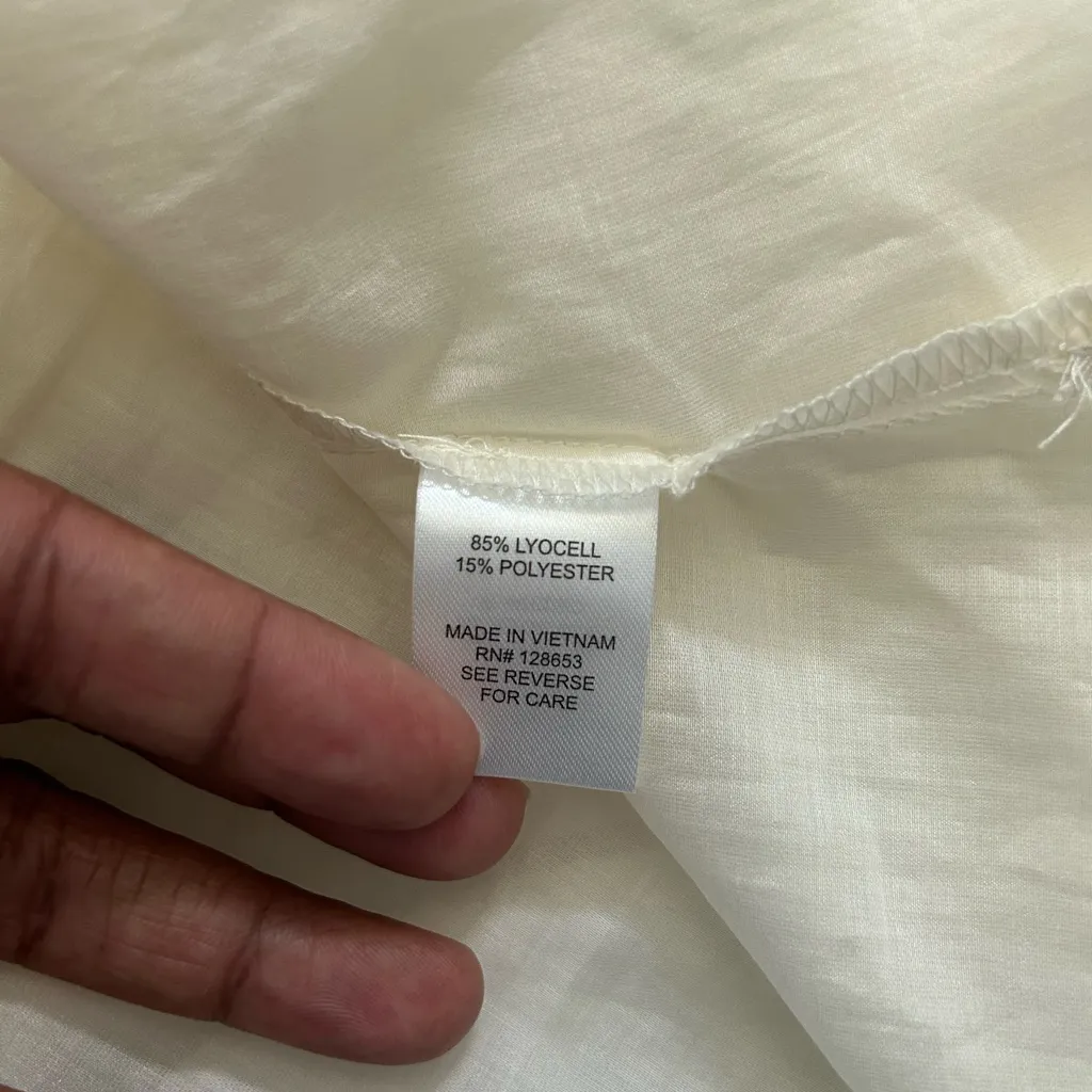 Bailey/44 | pearl trim sheer button down blouse - Image 7