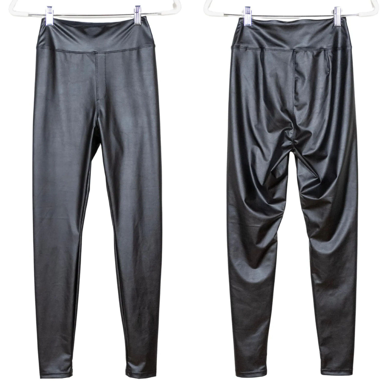 OFFLINE by Aerie Black Real Good Luxe Faux Leather Legging Women's Medium - Image 2