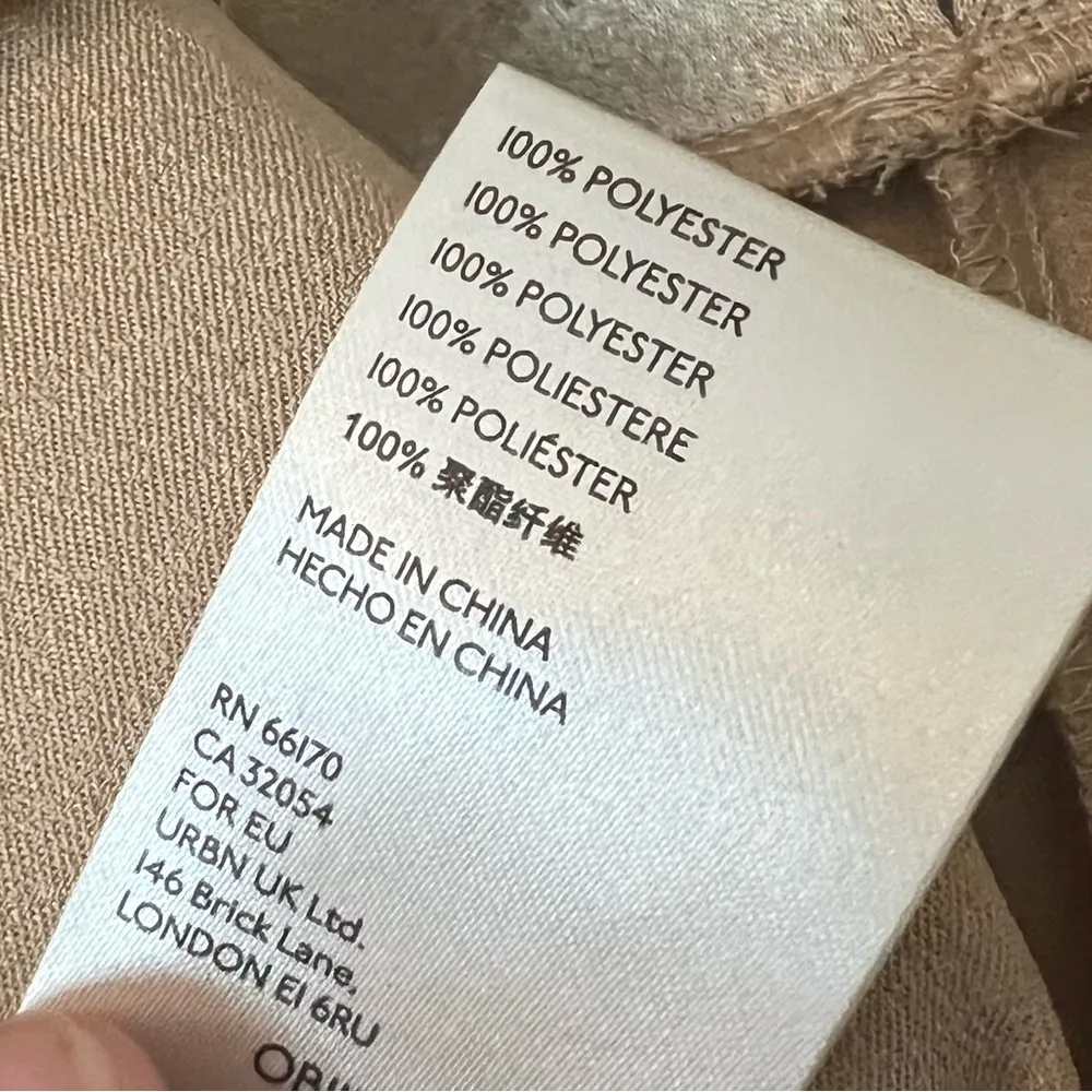 Free People X Anthropologie Nadia Satin Jumpsuit Gold - Image 15