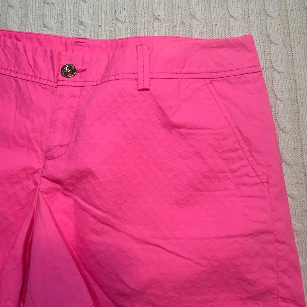 NEW Lilly Pulitzer Callahan Shorts sz 14 Bright Pink Shorts - Image 8
