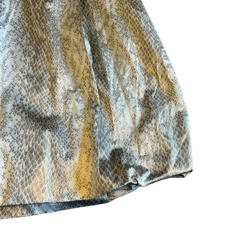 Diane Von Furstenberg DVF Treenie Snake Print Mini Dress Silk Size 6 Women's - Image 12