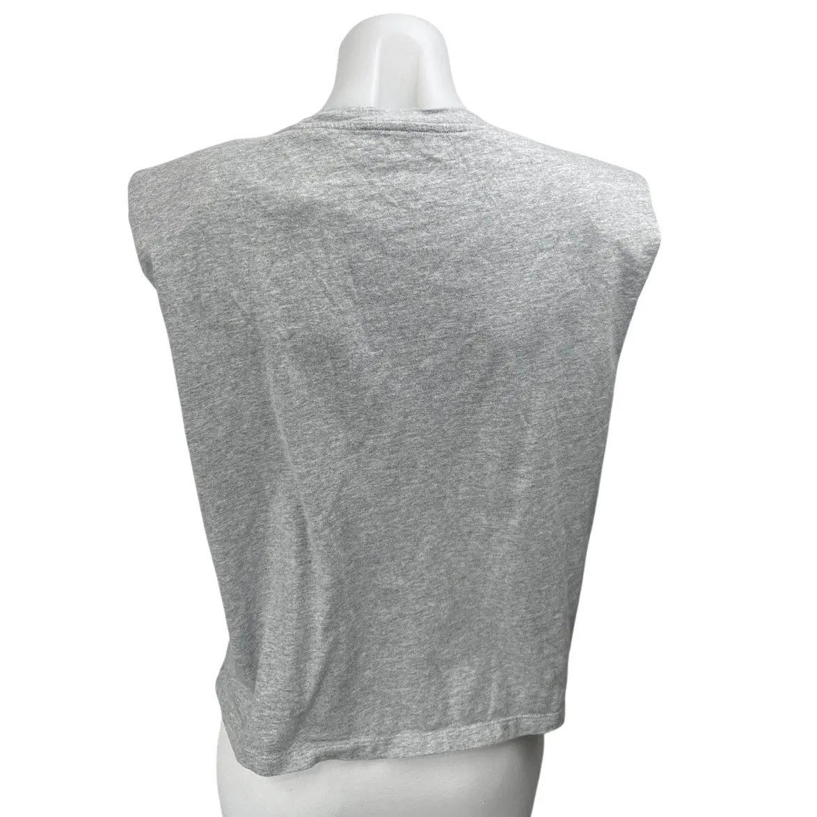 Allsaints Women's Gray Knit Sleeveless Cami Camisole Muscle Tee Tank Top Size M Size M - Image 2