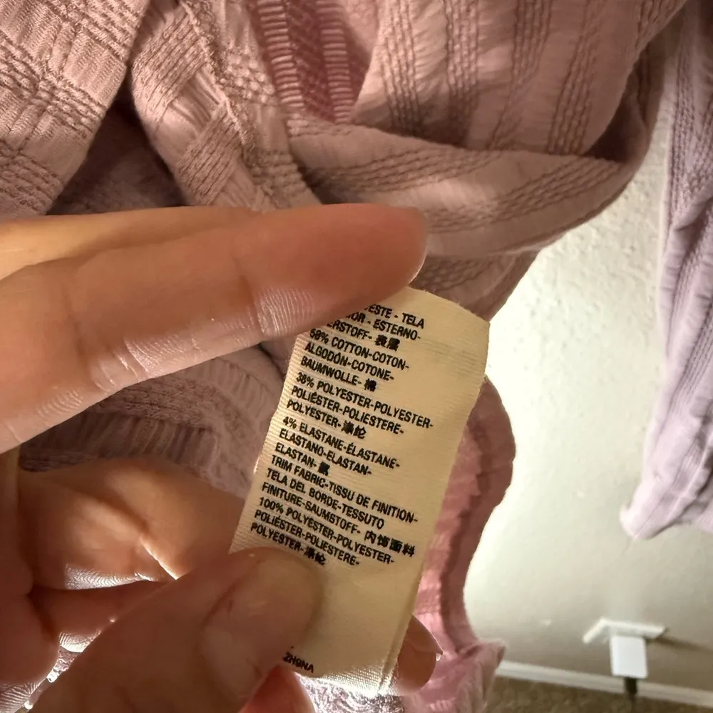 NWOT  Party In The Back Ribbed Cutout Open Back Scarf Tie Top - Image 6