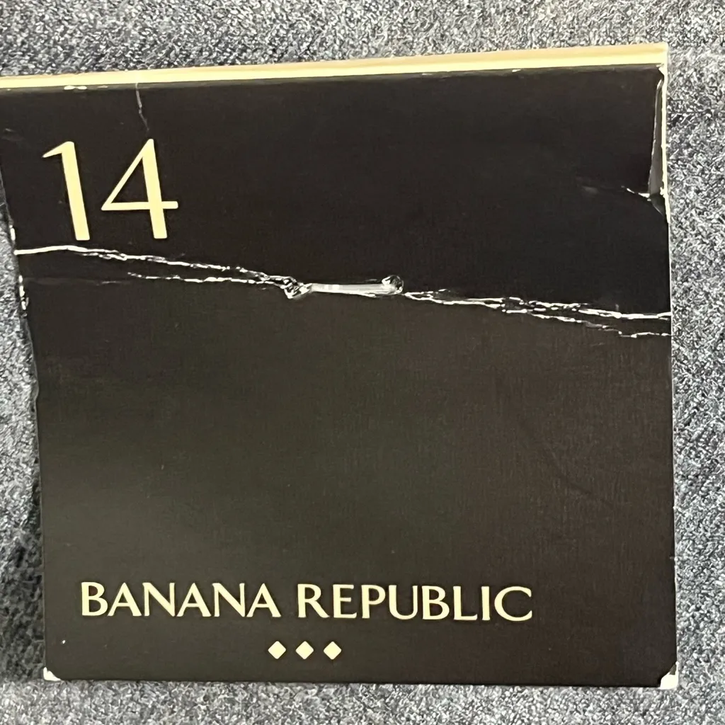 BANANA REPUBLIC FLANNEL WRAP STYLE SKIRT W/SIDE KNOT TIE 14 BACK ZIP GRAY NEW - Image 10