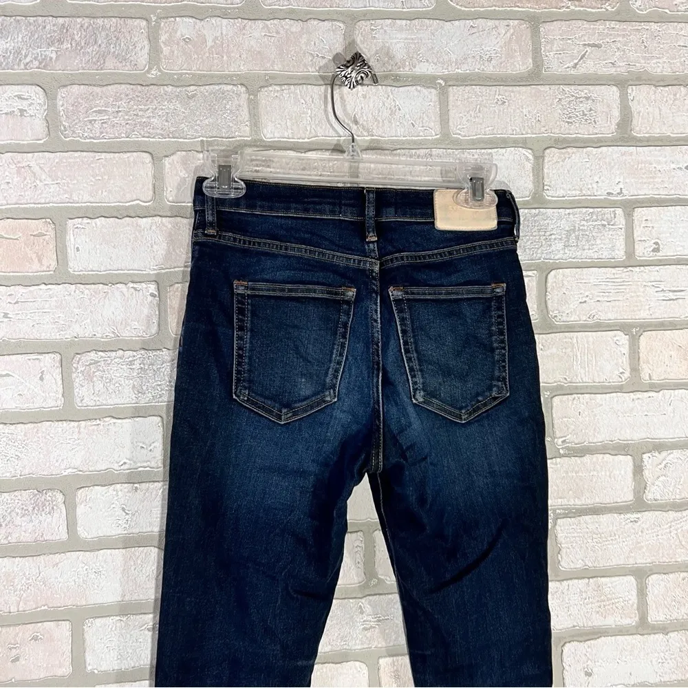 Everlane The High Rise Skinny Ankle Dark Wash Jeans Size 26 - Image 9