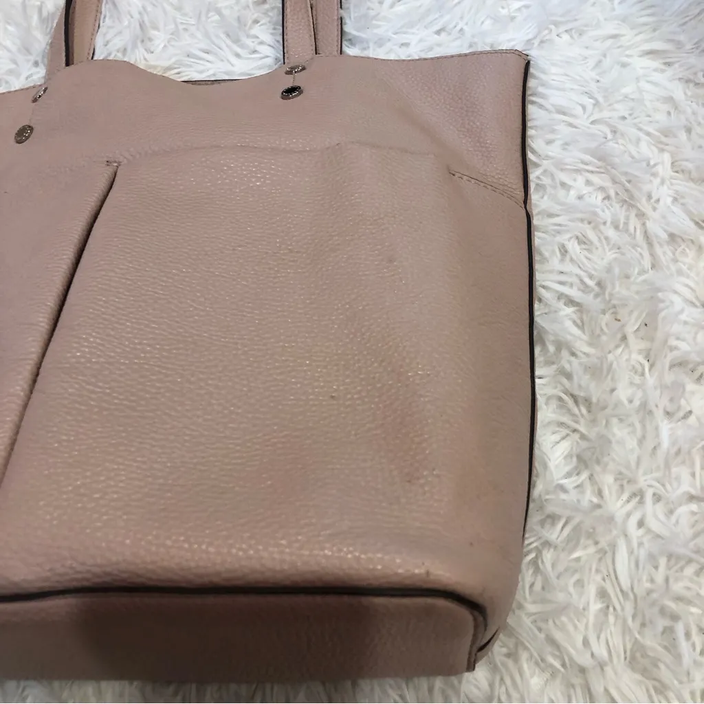 Steve Madden‎ Faux Leather Tote Bag Blush Pink - Image 4