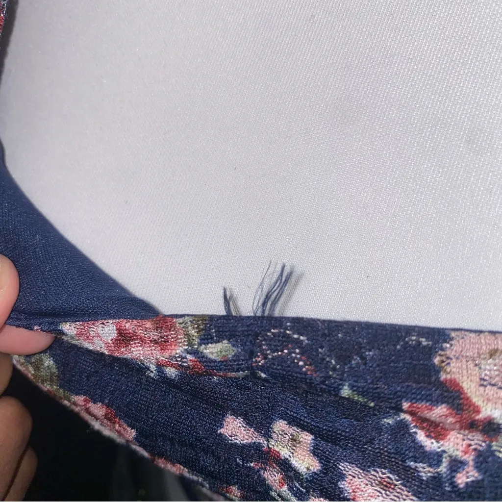 Love Culture whimsical gothic fairycore floral print square neck crop top - Image 5