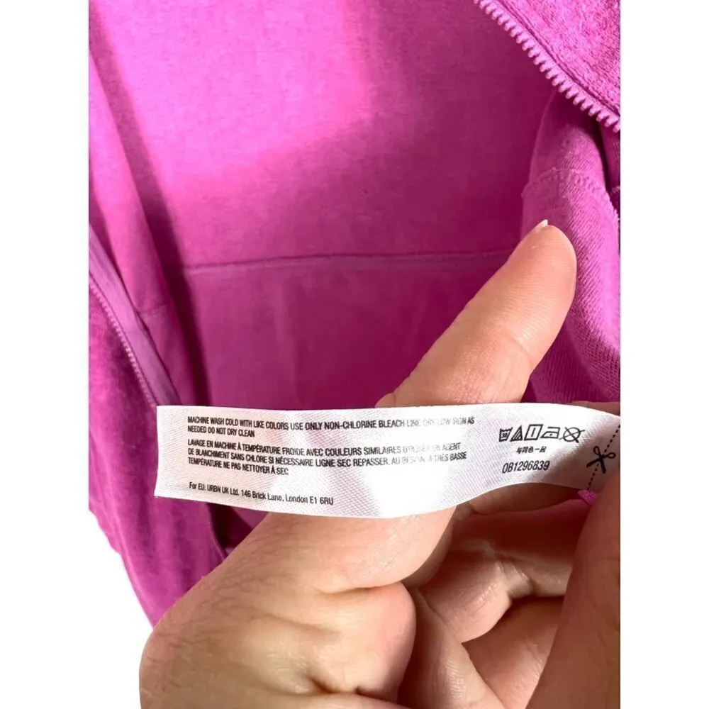 Urban outfitters out‎ from under pink zip up shirt sleeve - Image 8