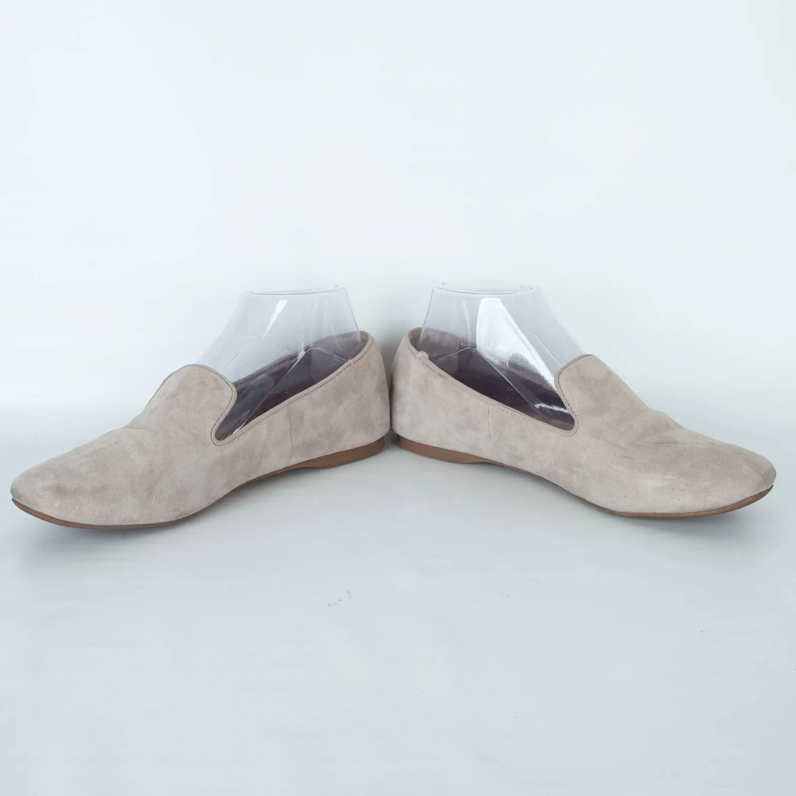 Birdies The Starling Suede Loafers Flats Beige Slip On Size 9 Preppy Comfort - Image 3