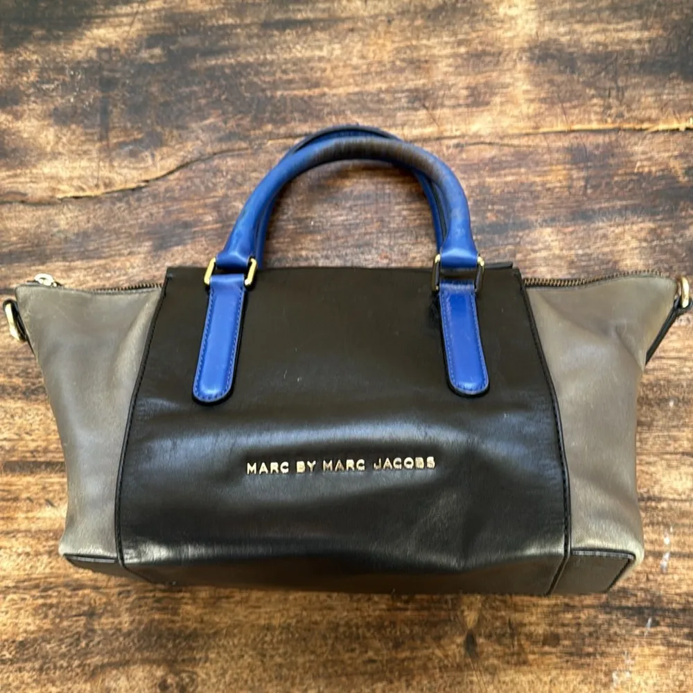 Marc by Marc Jacobs Colorblock Leather Burg Boxer Large Satchel - Image 4