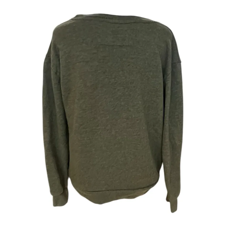 Atmosphere Green The Print Sweat Long Sleeve Sweatshirt - Image 3