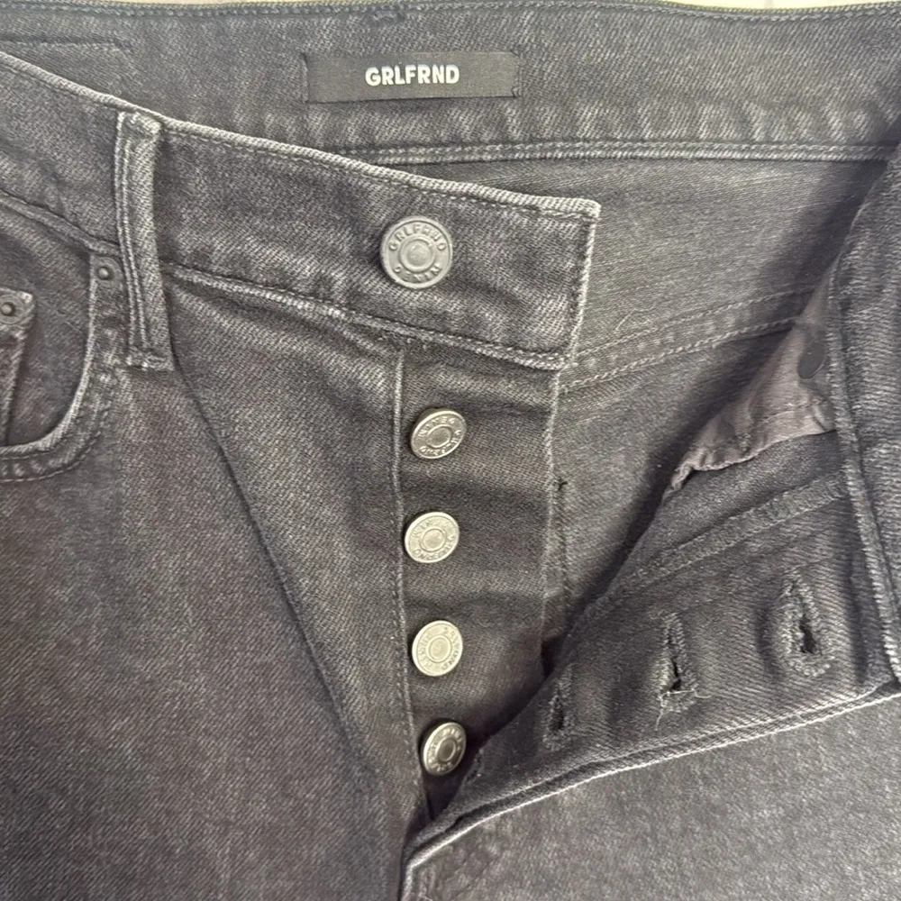 Grlfrnd Karolina High Rise Skinny Button-fly Jean in Nine Lives W1386 Sz 27 - Image 8