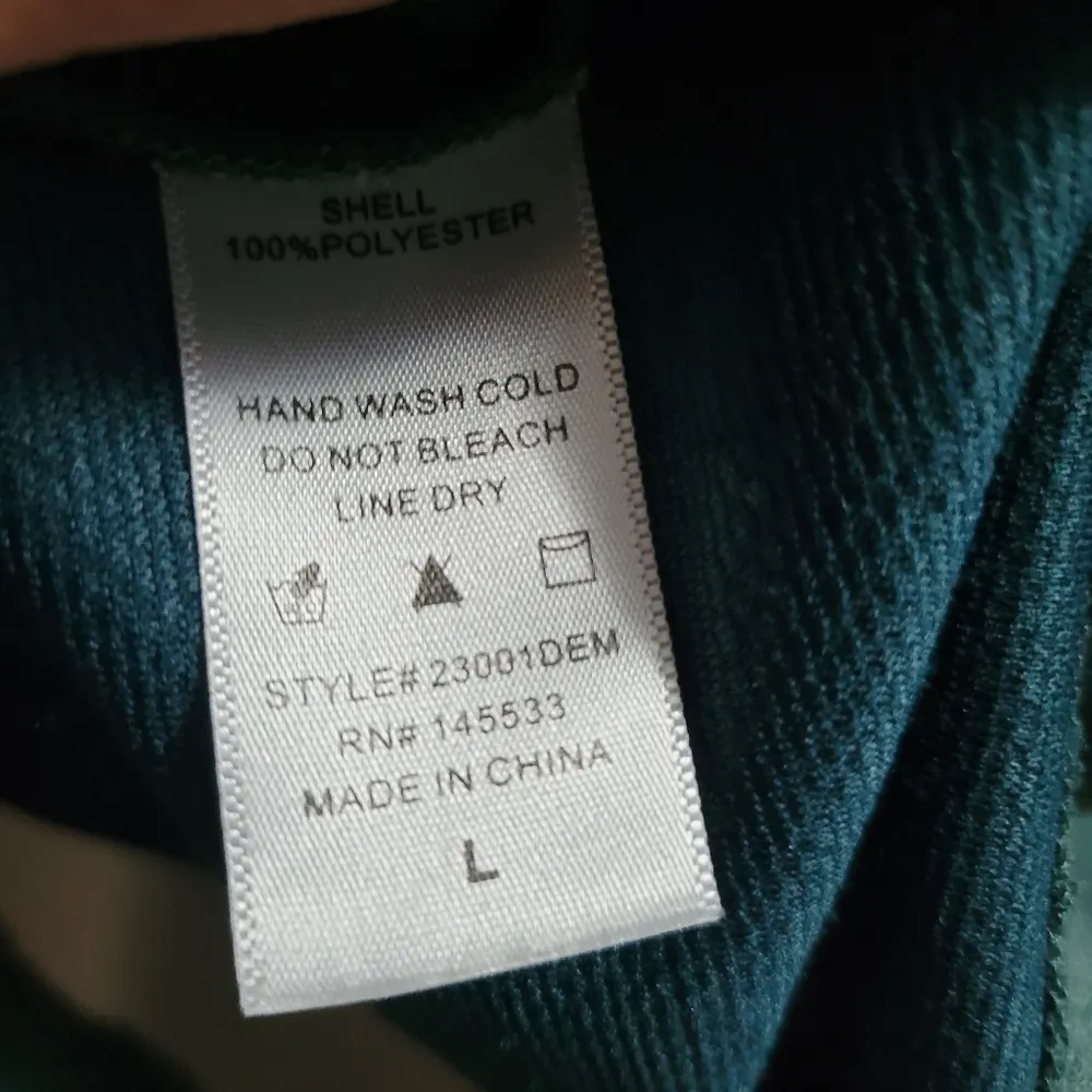 Anthro W5 forest green swiss dot jacquard sweater size large - Image 8