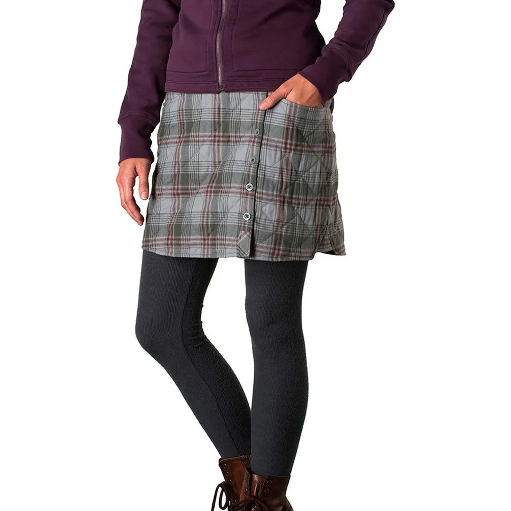 Toad&Co Quilted Birddog Mini Skirt Zuni‎ Turquoise Sz 4 Buttons Short Casual Blue - Image 9