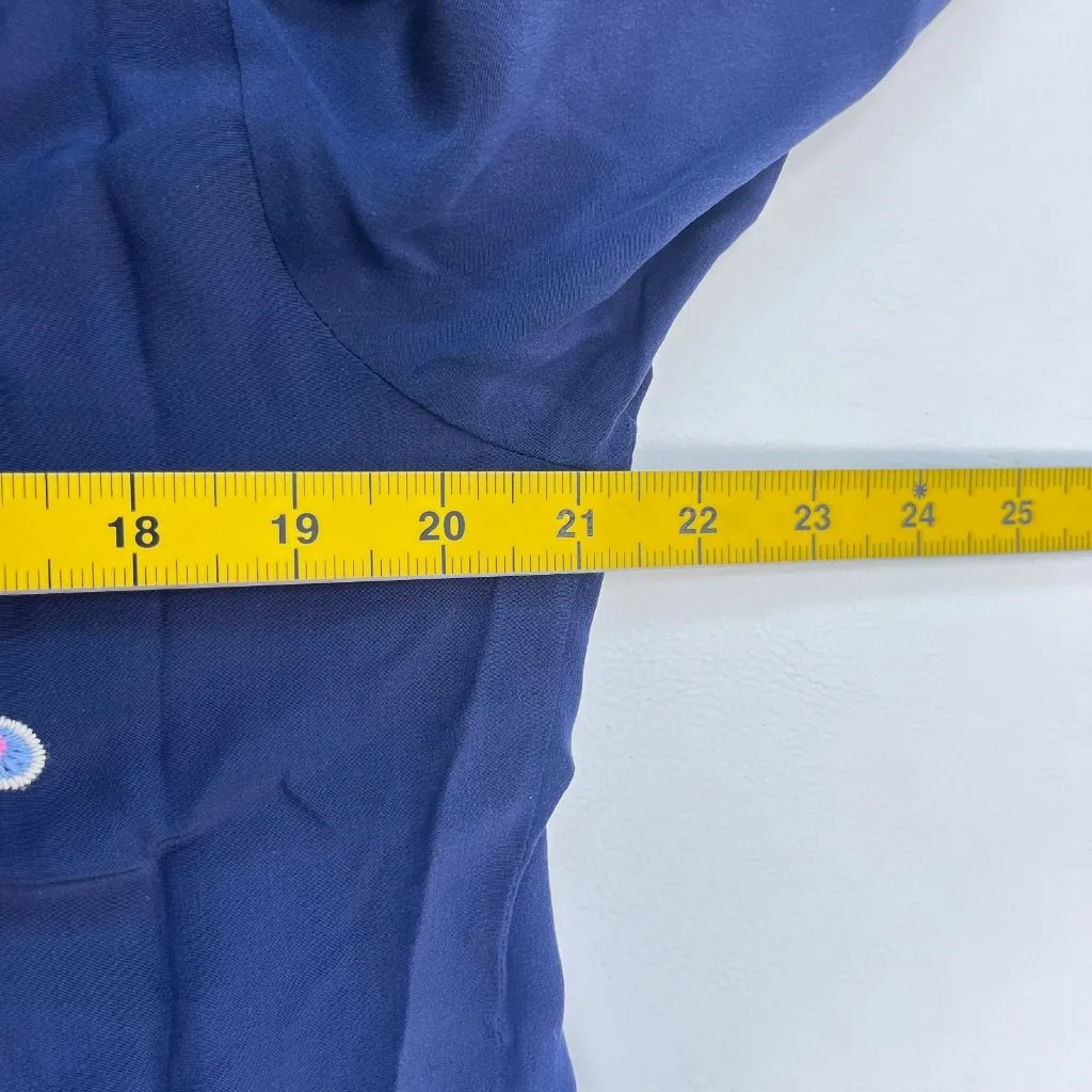 $398 NWOT Johnny Was ALESA TIERED Embroidered Floral Tunic Shirt Blouse Sz S - Image 11