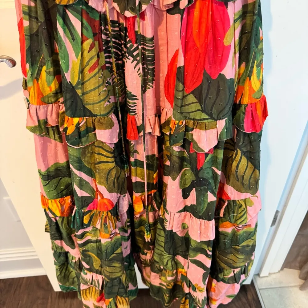 NWT Farm Rio Cocoa Forest Maxi Dress | S - Image 6