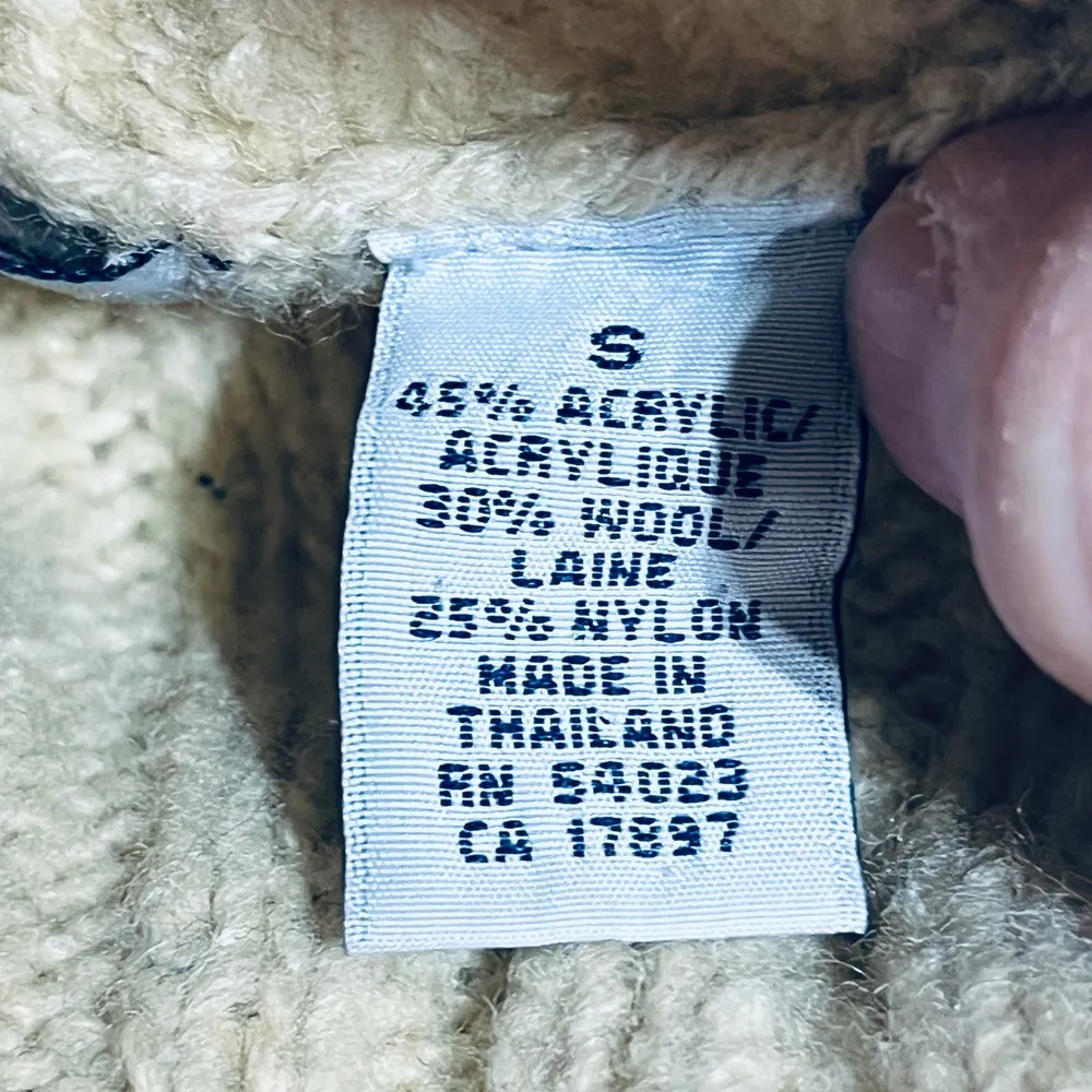 Old Navy Cream Turtleneck Warm Sweater S - Image 4