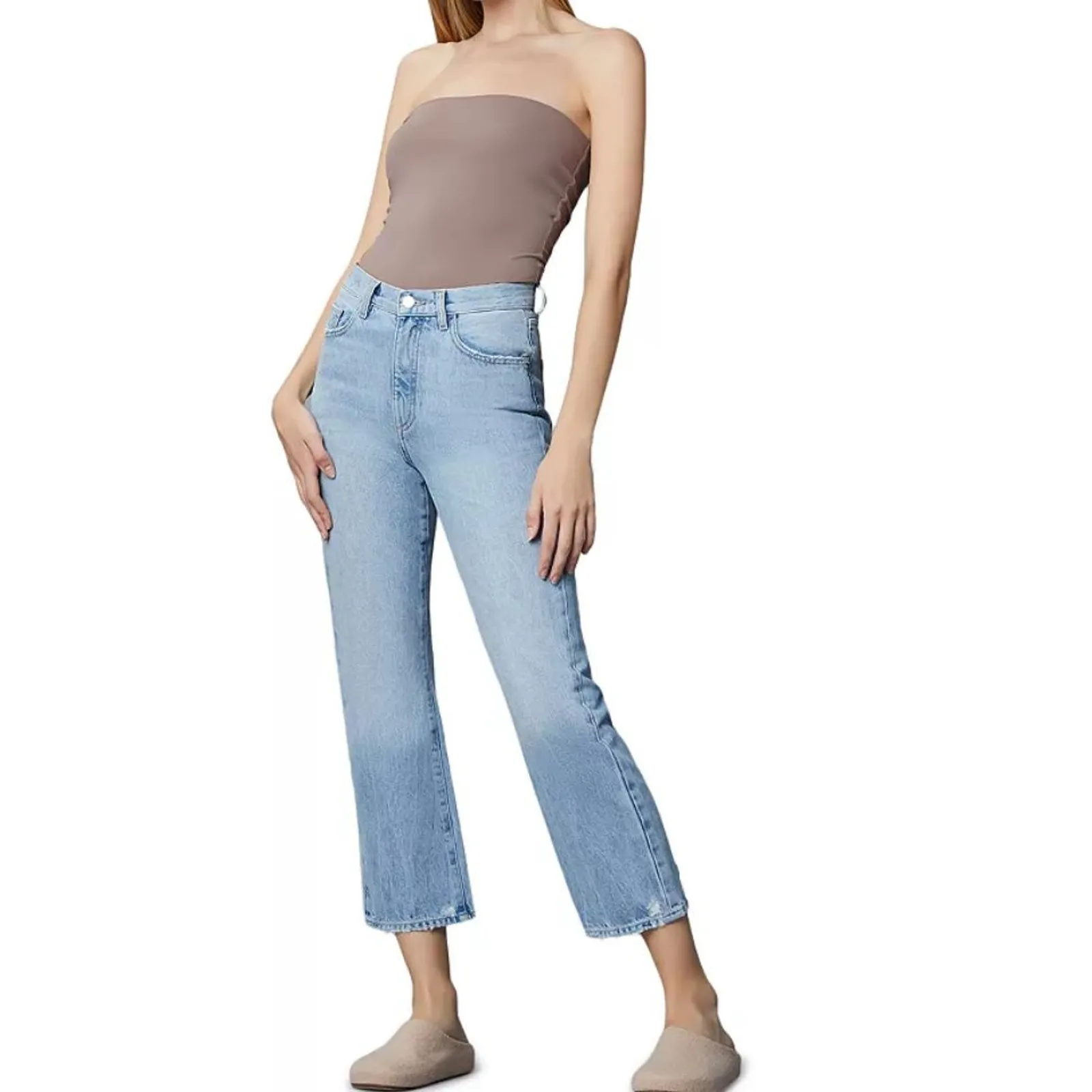 DL1961 Emilie Straight‎ Ultra High Rise Vintage Jeans Size 33 - Image 2