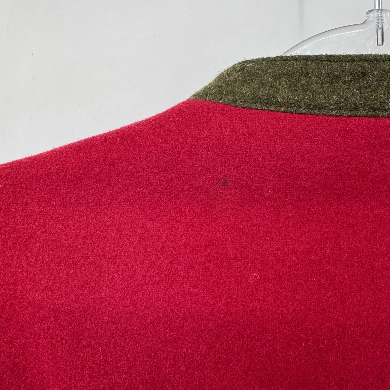 Vintage Echter Osterreichischer Loden Perma Austria Wool Military Jacket 46 Red Size undefined - Image 11