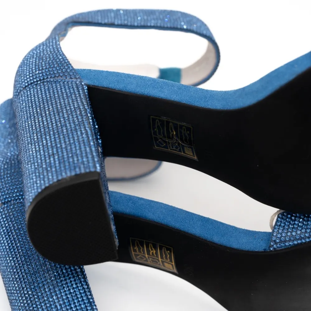 Jeffrey Campbell - Blue Sparkly Lindsay Heel - Image 5