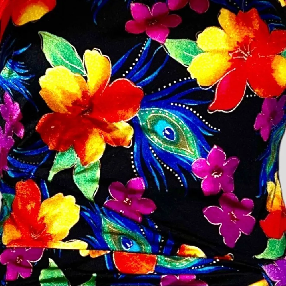 Inches away beautiful one piece swimsuit! New Black Size 22W - Image 2