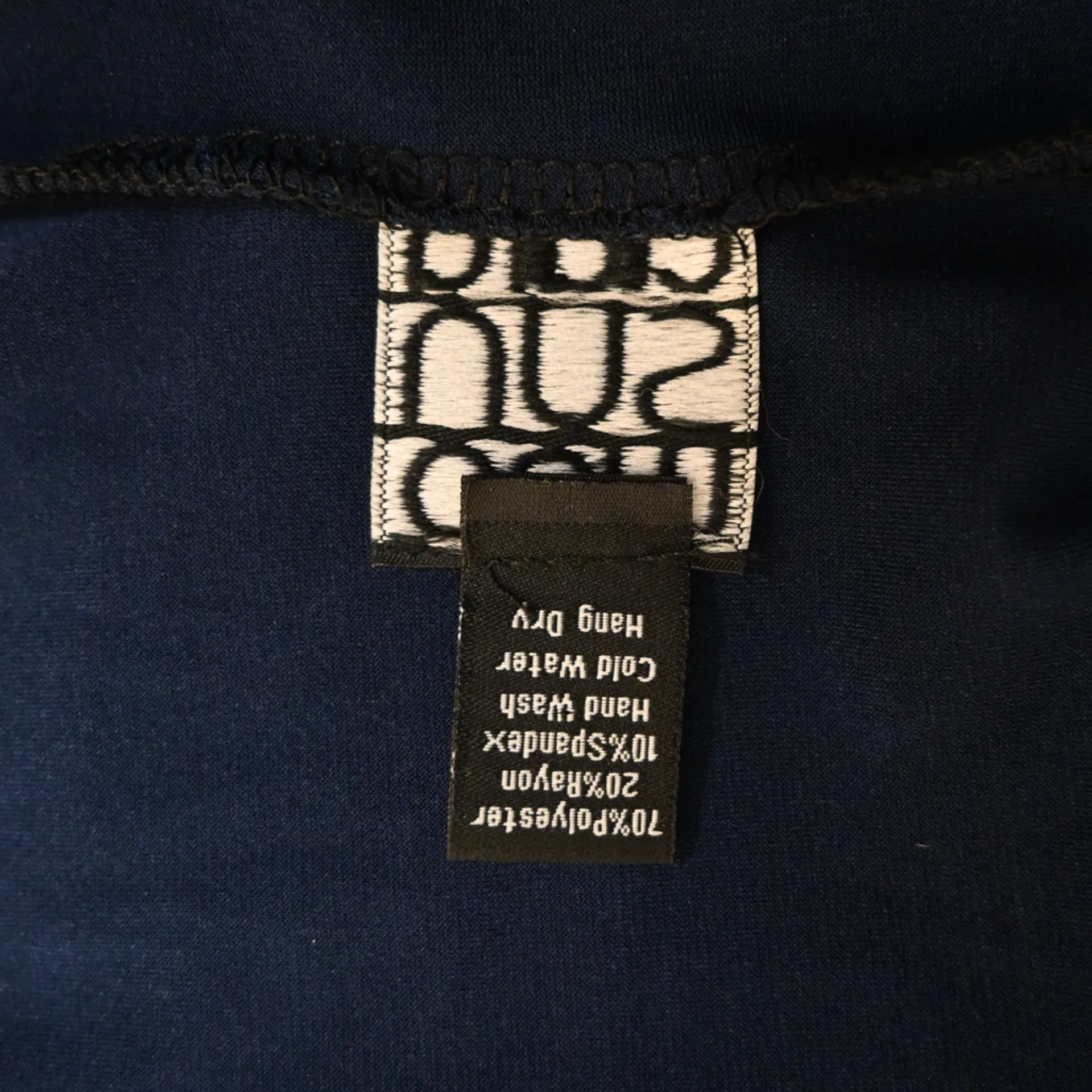 Clara Sun Woo Women's L Navy Blue Draped Open Front Cardigan Size L - Image 8