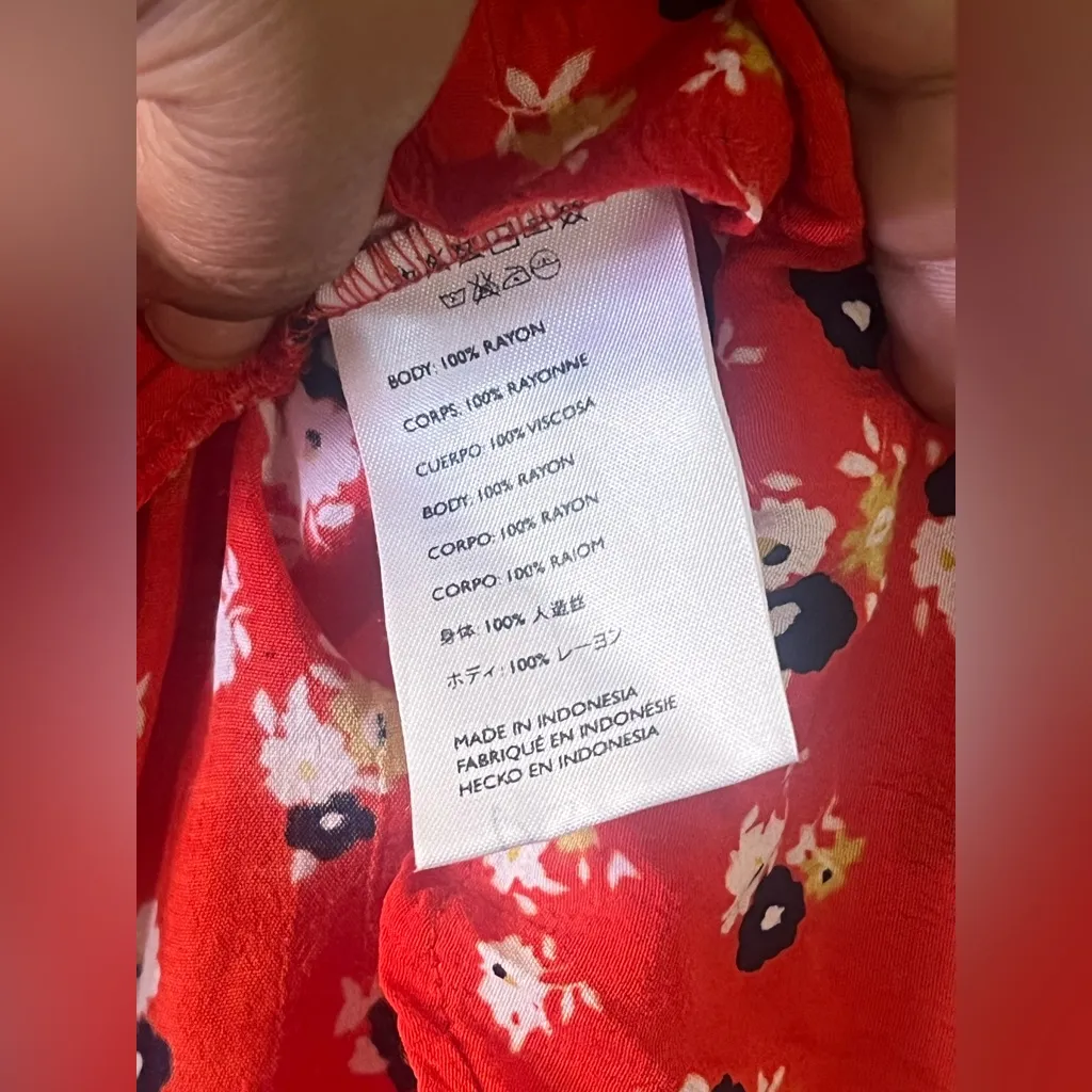 Faithfull The Brand Daphne Floral Short Sleeve Mini Dress - Image 12